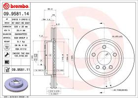 BREMBO 09958114 - DISCO DE FRENO