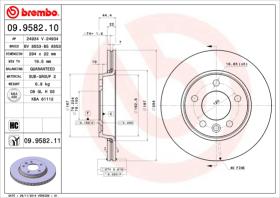 BREMBO 09958210 - DISCO DE FRENO