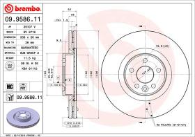 BREMBO 09958611 - DISCO DE FRENO