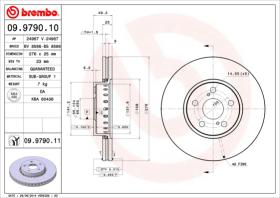 BREMBO 09979010 - DISCO DE FRENO