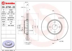 BREMBO 09979020 - DISCO DE FRENO