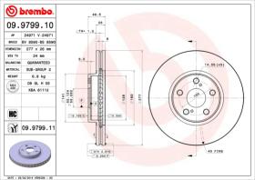 BREMBO 09979910 - DISCO DE FRENO