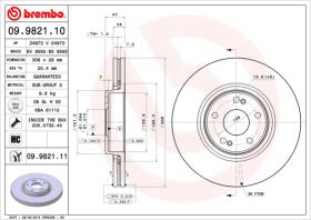 BREMBO 09982110 - DISCO DE FRENO