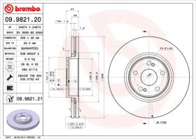 BREMBO 09982120 - DISCO DE FRENO