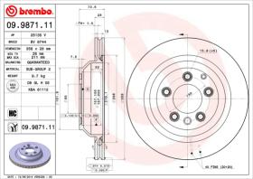 BREMBO 09987111 - DISCO DE FRENO