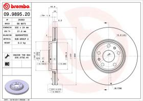 BREMBO 09989520 - DISCO DE FRENO