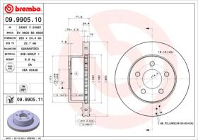 BREMBO 09990510 - DISCO DE FRENO