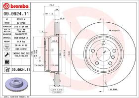 BREMBO 09992411 - DISCO DE FRENO