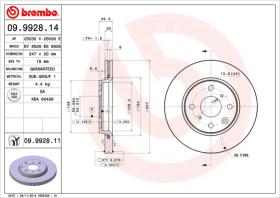 BREMBO 09992814 - DISCO DE FRENO