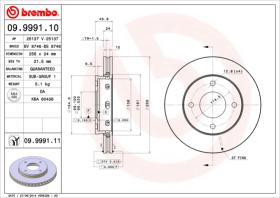 BREMBO 09999110 - DISCO DE FRENO