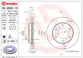 BREMBO 09999610 - DISCO DE FRENO