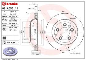 BREMBO 09A05611 - DISCO DE FRENO