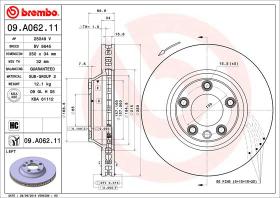 BREMBO 09A06211 - DISCO DE FRENO