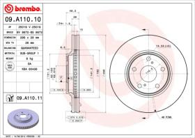 BREMBO 09A11010 - DISCO DE FRENO