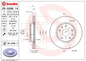 BREMBO 09A29614 - DISCO DE FRENO