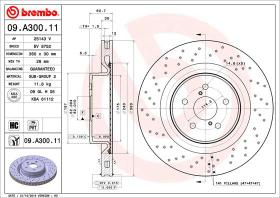 BREMBO 09A30011 - DISCO DE FRENO