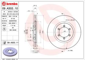 BREMBO 09A30210 - DISCO DE FRENO