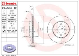 BREMBO 09A35710 - DISCO DE FRENO