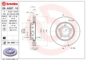 BREMBO 09A59710 - DISCO DE FRENO