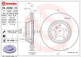 BREMBO 09A59910 - DISCO DE FRENO