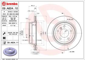 BREMBO 09A60410 - DISCO DE FRENO