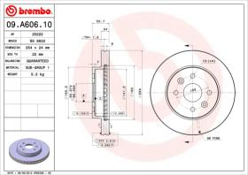 BREMBO 09A60610 - DISCO DE FRENO