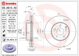 BREMBO 09A61340 - DISCO DE FRENO