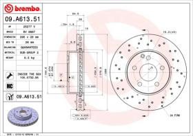 BREMBO 09A61351 - DISCO DE FRENO