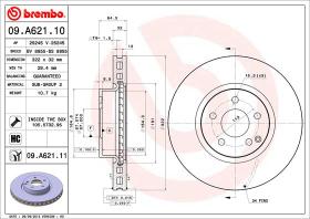 BREMBO 09A62110 - DISCO DE FRENO