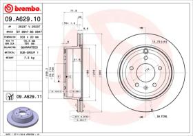 BREMBO 09A62910 - DISCO DE FRENO