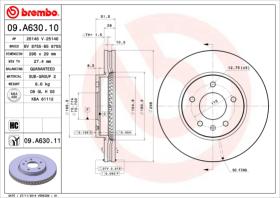 BREMBO 09A63010 - DISCO DE FRENO