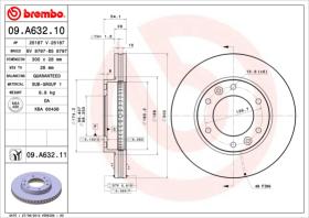 BREMBO 09A63210 - DISCO DE FRENO