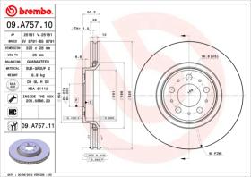 BREMBO 09A75710 - DISCO DE FRENO