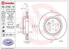 BREMBO 09A76010 - DISCO DE FRENO