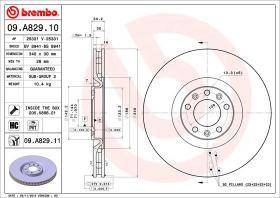 BREMBO 09A82910 - DISCO DE FRENO