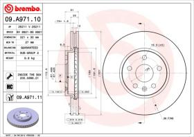 BREMBO 09A97110 - DISCO DE FRENO