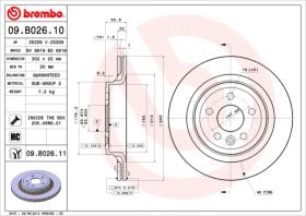 BREMBO 09B02610 - DISCO DE FRENO