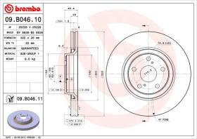 BREMBO 09B04610 - DISCO DE FRENO