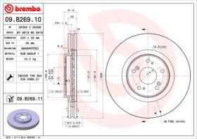 BREMBO 09B26910 - DISCO DE FRENO