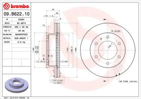 BREMBO 09B62210 - DISCO DE FRENO