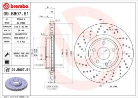 BREMBO 09B80751 - DISCO DE FRENO