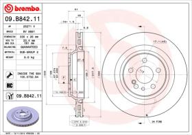 BREMBO 09B84211 - DISCO DE FRENO