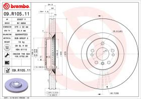 BREMBO 09R10511 - DISCO DE FRENO