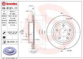 BREMBO 09R12111 - DISCO DE FRENO