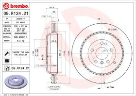 BREMBO 09R12421 - DISCO DE FRENO