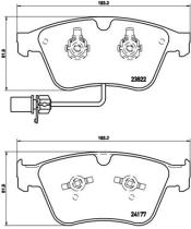 BREMBO P05003 - PASTILLA DE FRENO