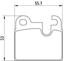 BREMBO P06004 - PASTILLA FRENO TURISMO