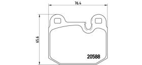 BREMBO P06006 - PASTILLA FRENO TURISMO