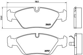 BREMBO P06008 - PASTILLA DE FRENO