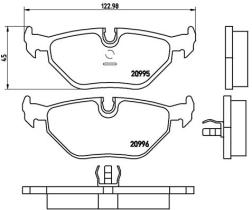 BREMBO P06011 - PASTILLA DE FRENO